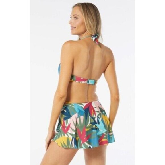 Coco Reef Contours Bikini Swim Skirt Bottom Halo Sarong Swimwear Separate Small - Picture 2 of 6